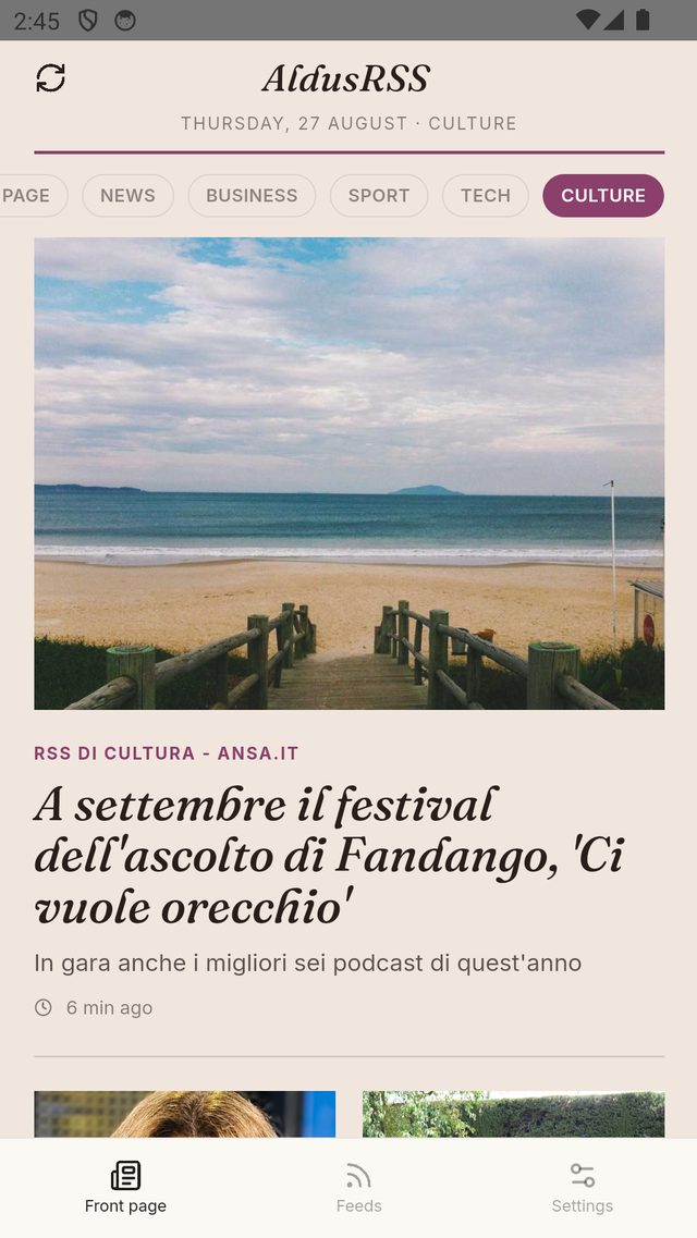 Sezione Cultura